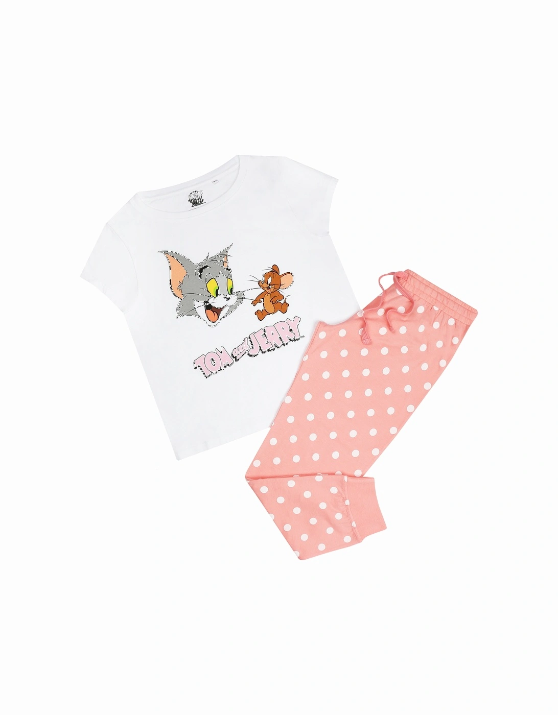 Tom and Jerry Womens/Ladies Logo Long Pyjama Set, 6 of 5