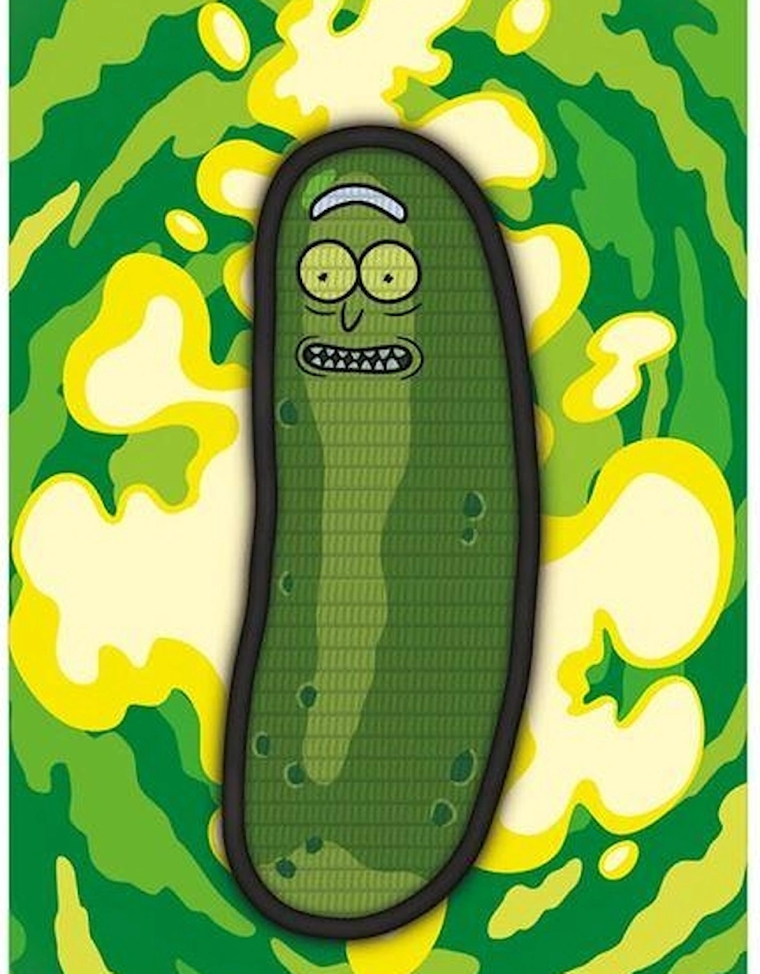 Embroidered Pickle Rick Iron On Patch, 2 of 1