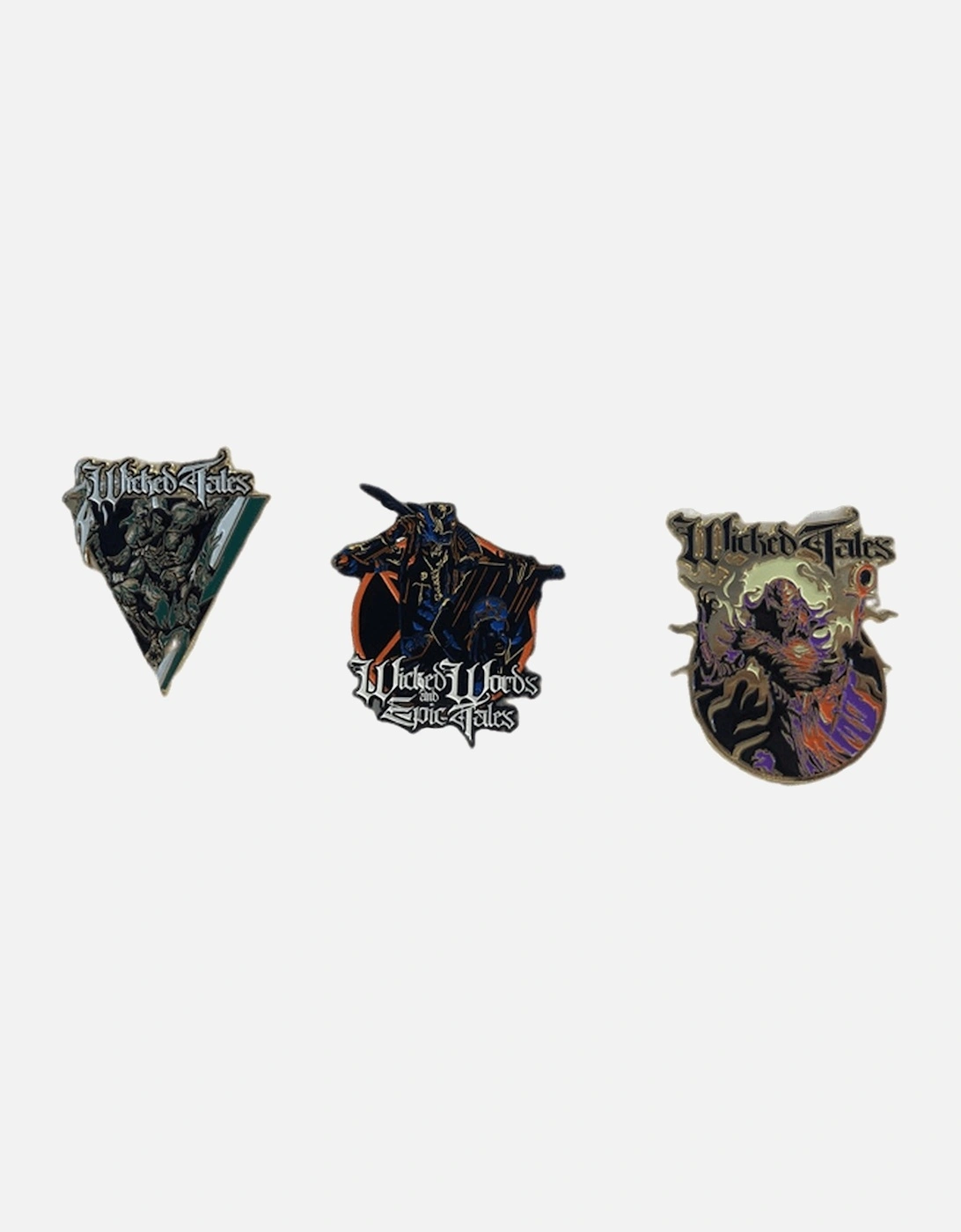 Wicked Words And Epic Tales Enamel Badge (Pack of 3), 2 of 1