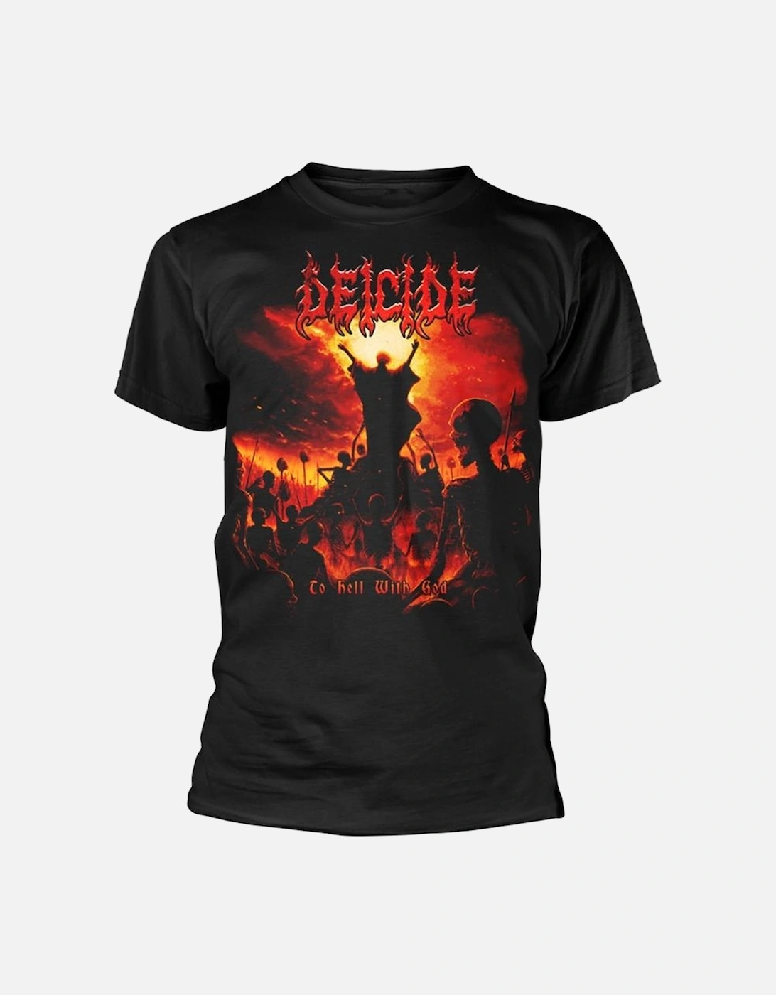 Unisex Adult To Hell With God T-Shirt, 2 of 1