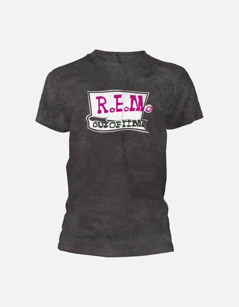 R.E.M Unisex Adult Out Of Time T-Shirt