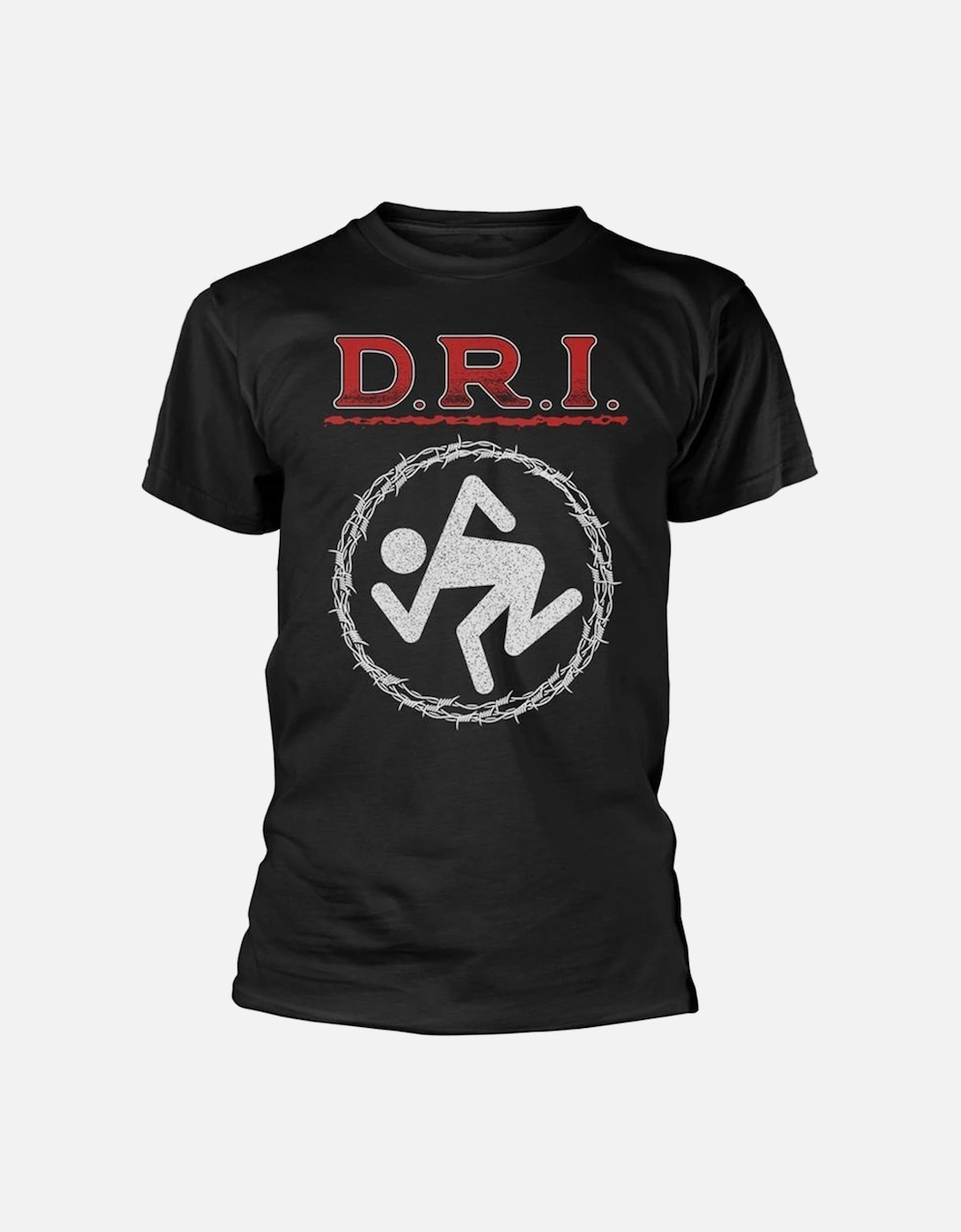 D.R.I. Unisex Adult Barbed Wire T-Shirt, 2 of 1
