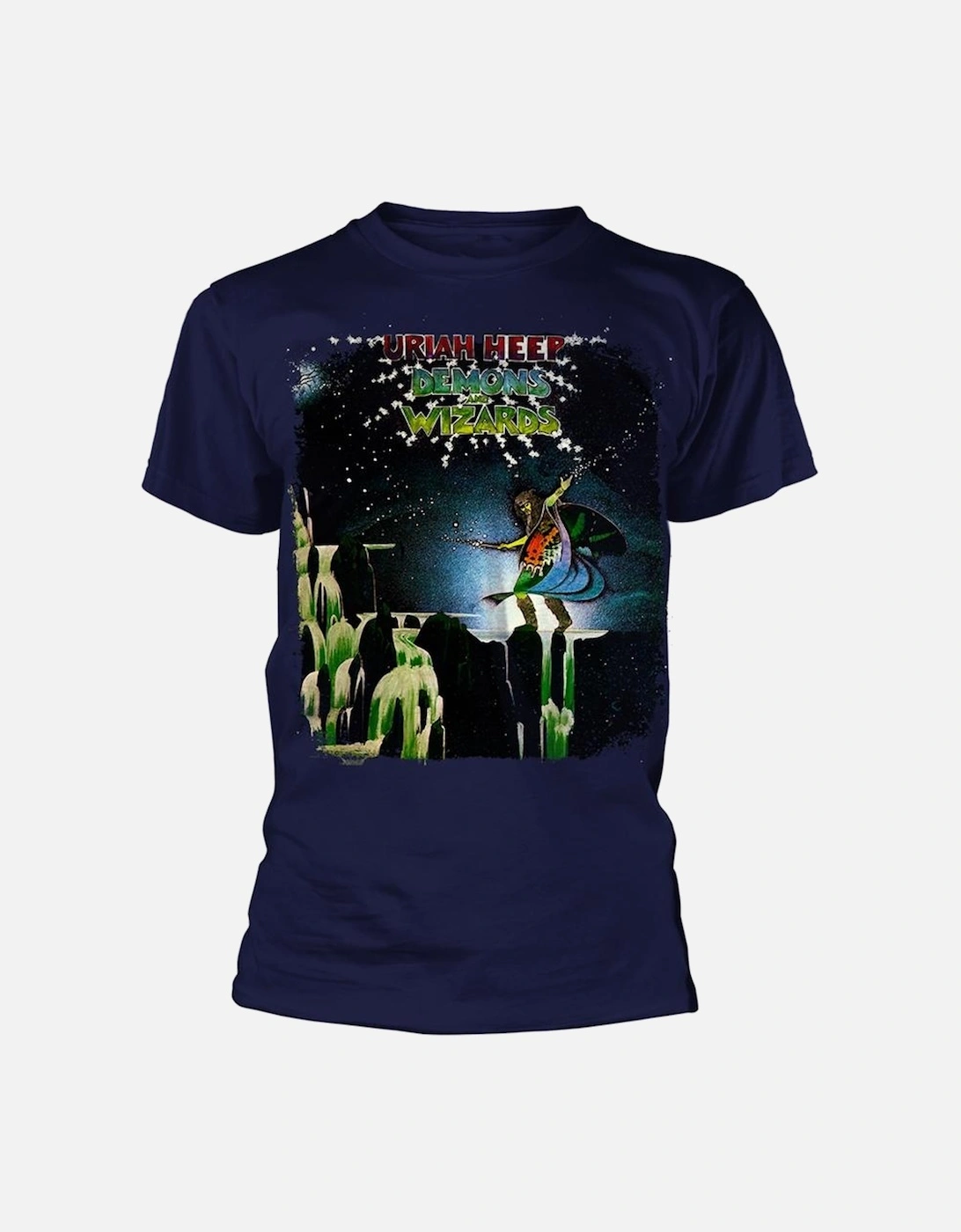 Unisex Adult Demons And Wizards T-Shirt, 2 of 1