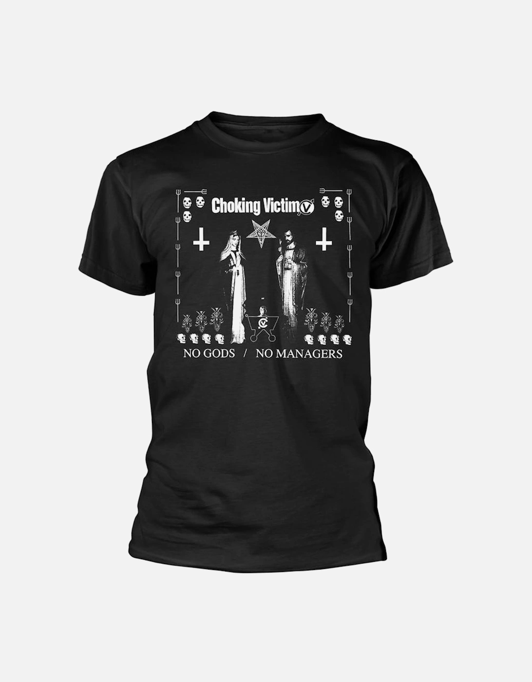 Unisex Adult No Gods No Managers T-Shirt, 3 of 2