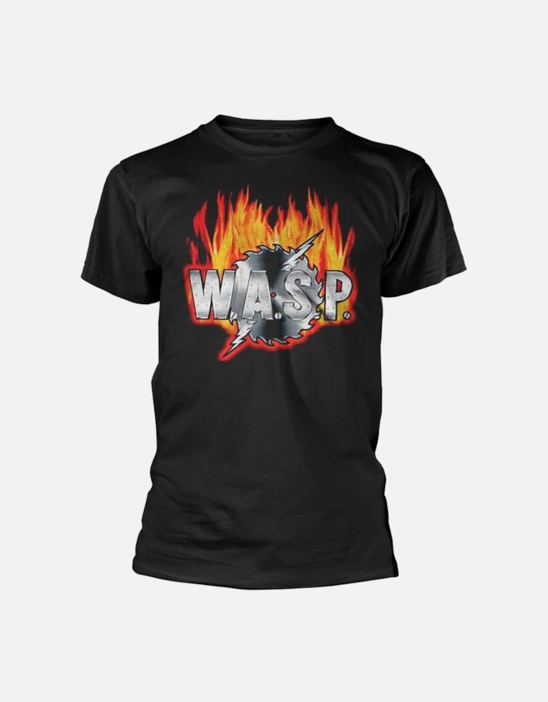 W.A.S.P Unisex Adult Sawblade Logo T-Shirt