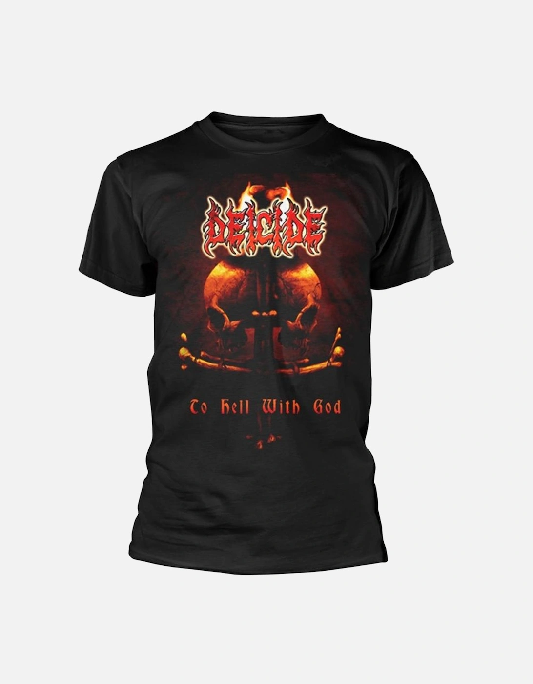 Unisex Adult To Hell With God T-Shirt, 2 of 1