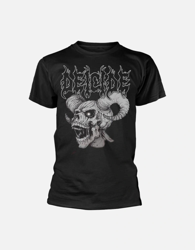 Unisex Adult Skull Horns T-Shirt