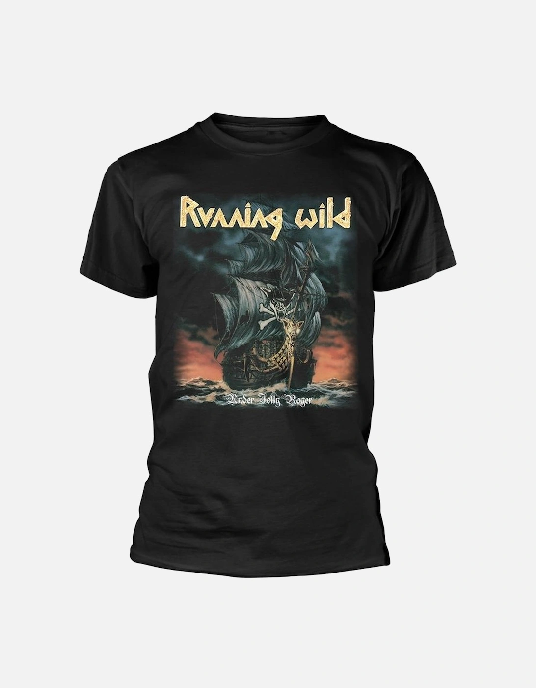 Unisex Adult Under Jolly Roger Album T-Shirt, 3 of 2