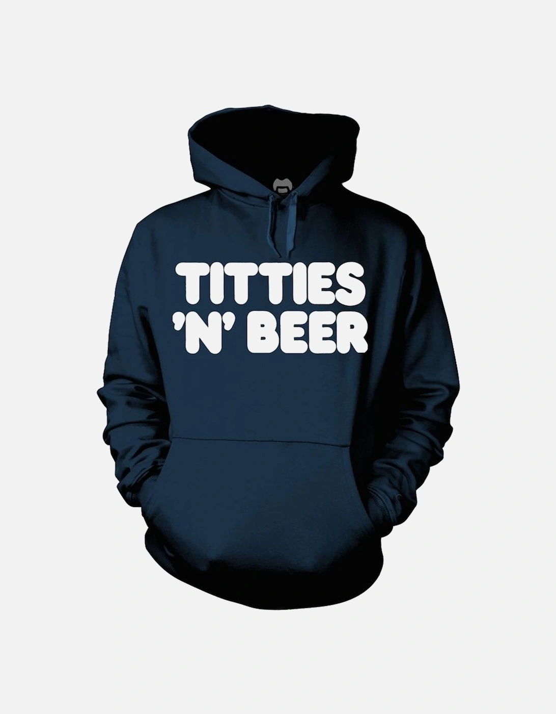 Unisex Adult Titties ?'N?' Beer Hoodie, 3 of 2