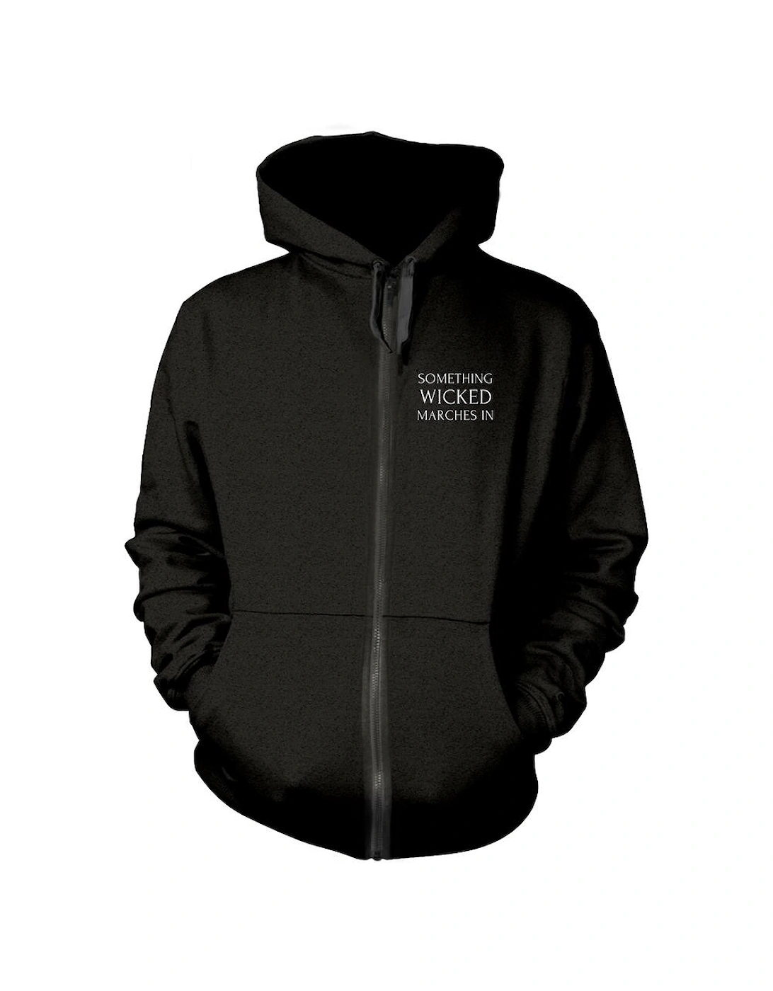 Unisex Adult Something Wicked Marches In Full Zip Hoodie, 3 of 2