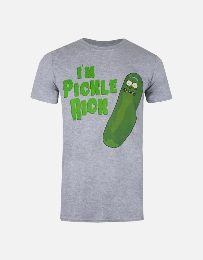 Mens I?'m Pickle Rick Marl T-Shirt