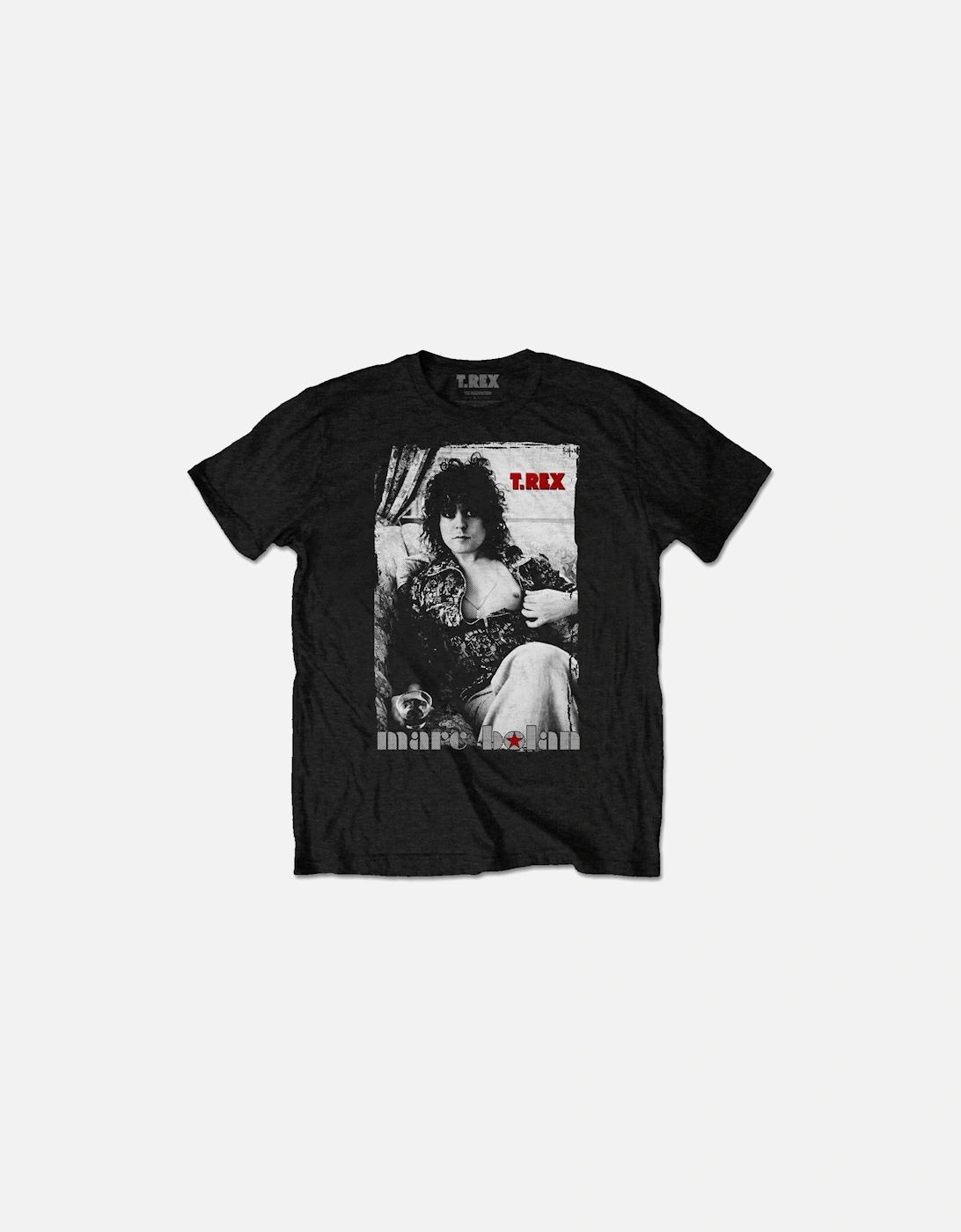 Unisex Adult Marc Bolan Cotton T-Shirt, 2 of 1