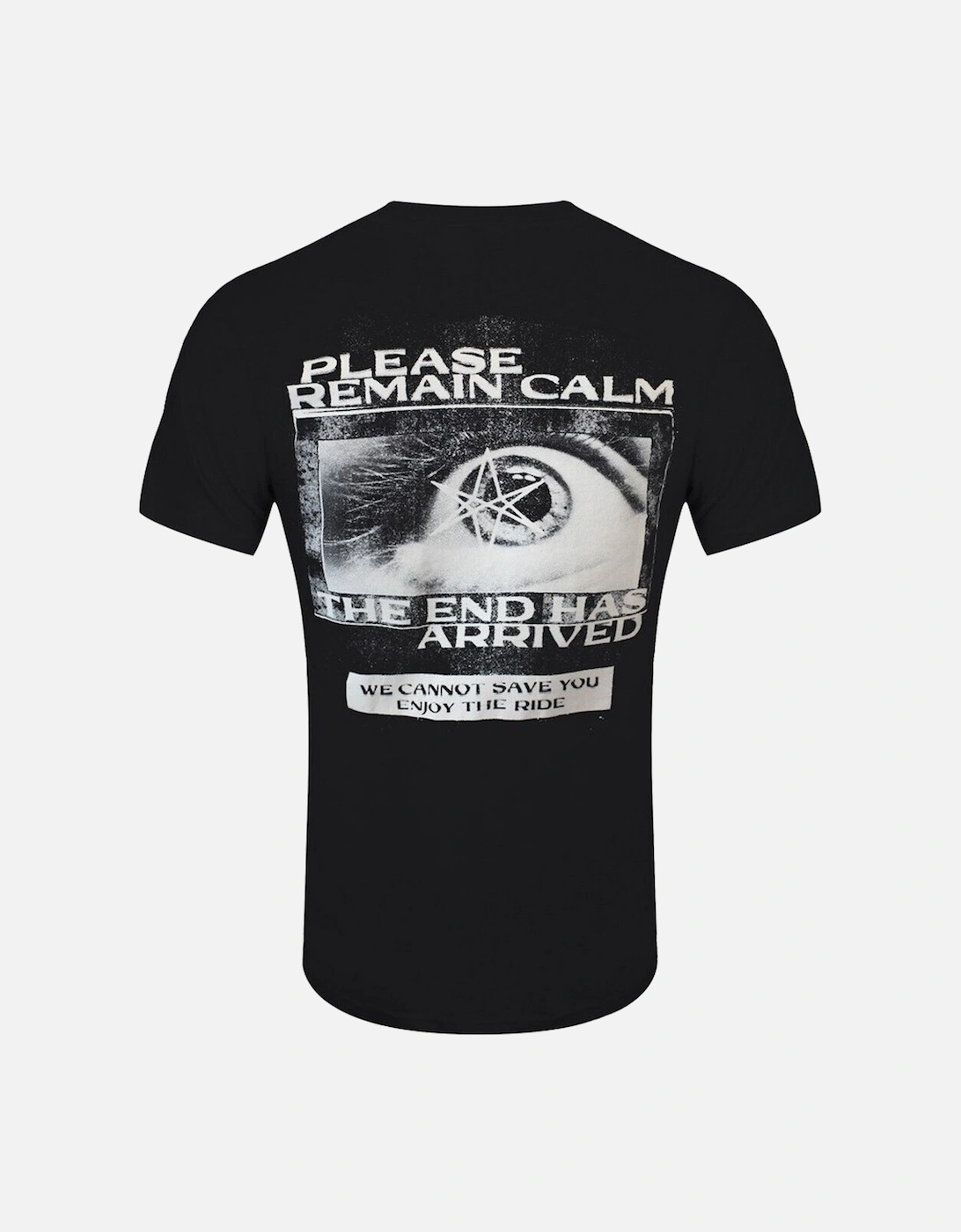 Unisex Adult Remain Calm Back Print T-Shirt