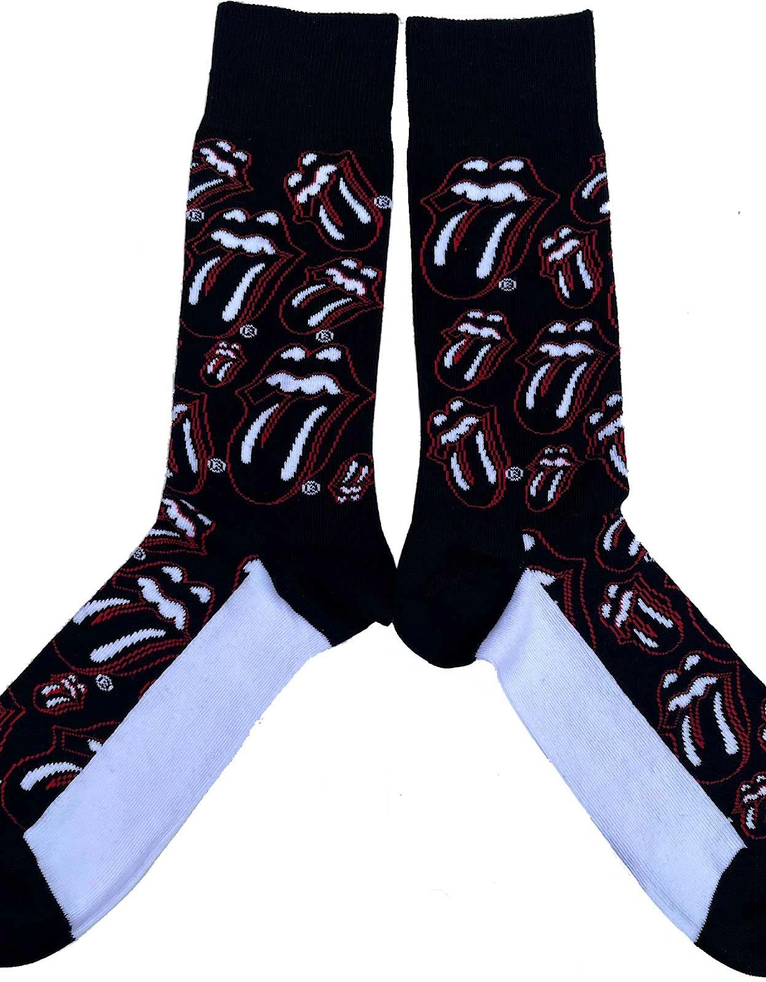 Unisex Adult Outline Tongues Ankle Socks, 2 of 1