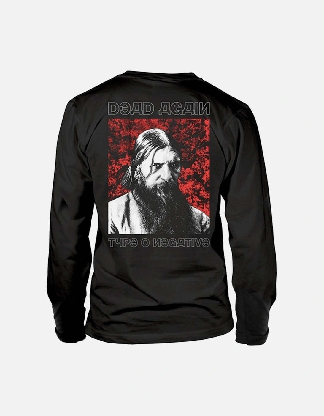 Unisex Adult Red Rasputin Long-Sleeved T-Shirt