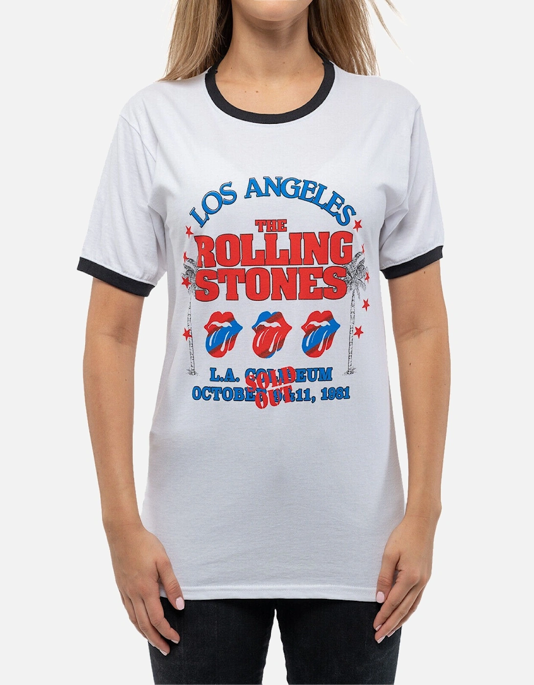 Womens/Ladies American LA Tour T-Shirt, 5 of 4