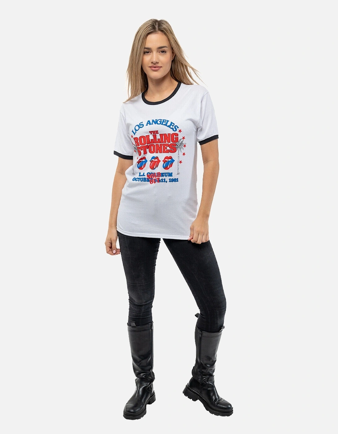 Womens/Ladies American LA Tour T-Shirt