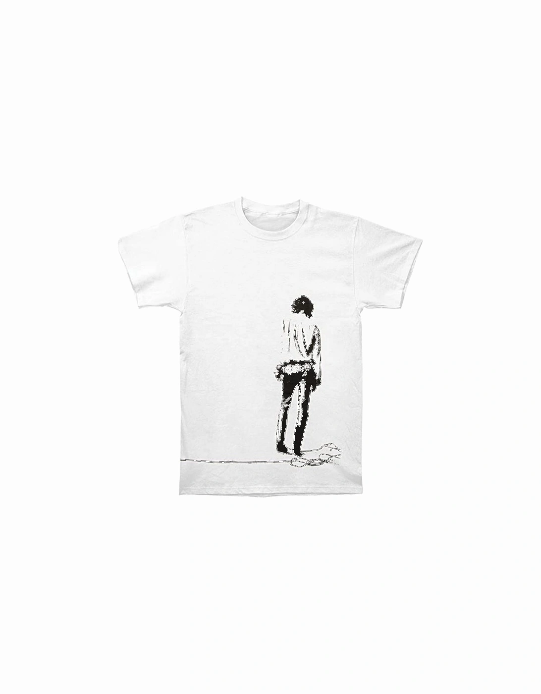Unisex Adult Solitary Back Print T-Shirt, 3 of 2