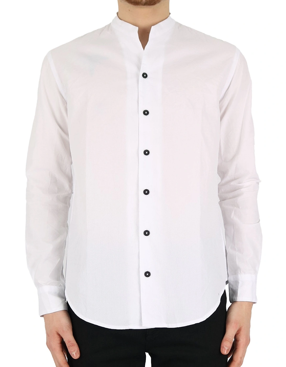 Woven Button Through White Shirt, 5 of 4