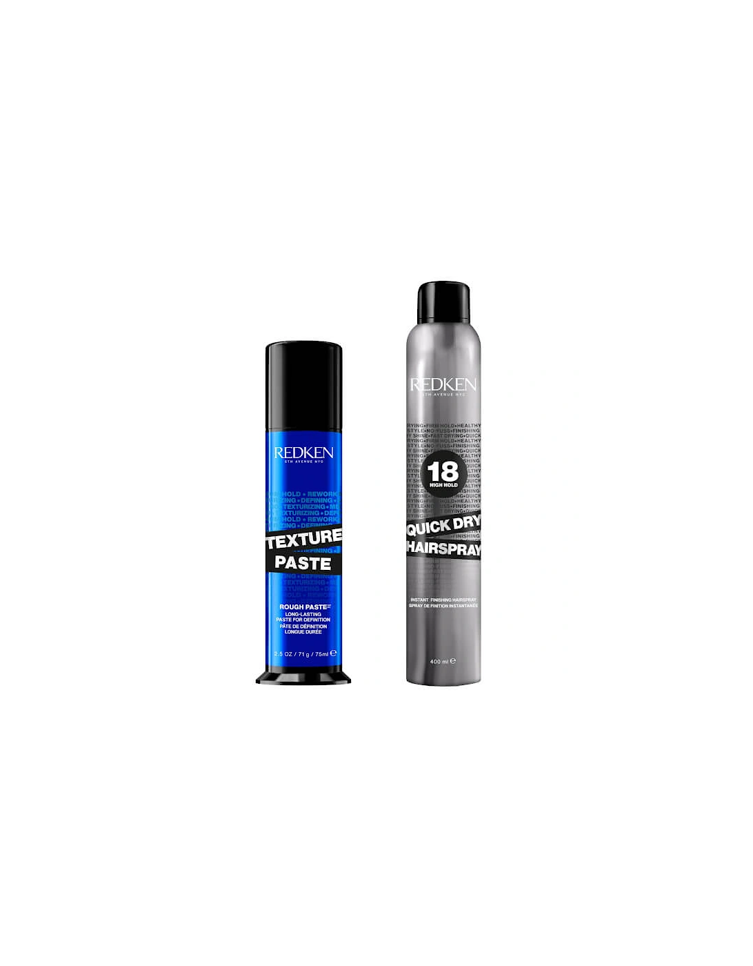 Styling Texture Paste and Quick Dry Hair Spray Bundle, 2 of 1