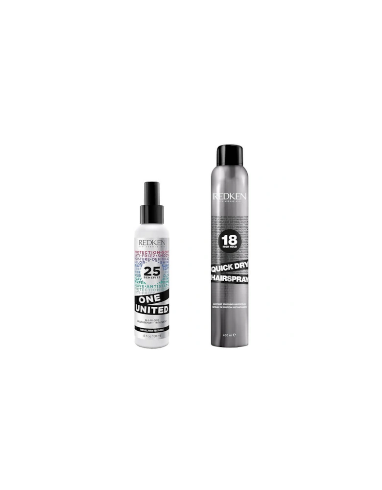 Styling One United and Quick Dry Hair Spray Bundle