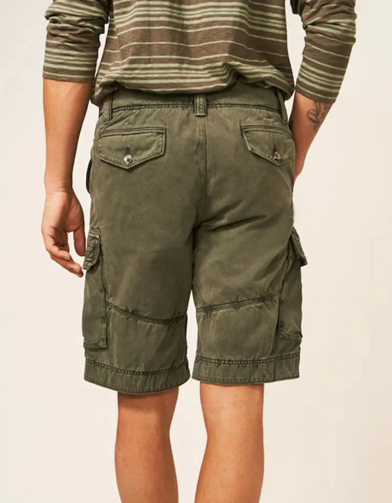 Men's Halsall Cargo Shorts Khaki Green