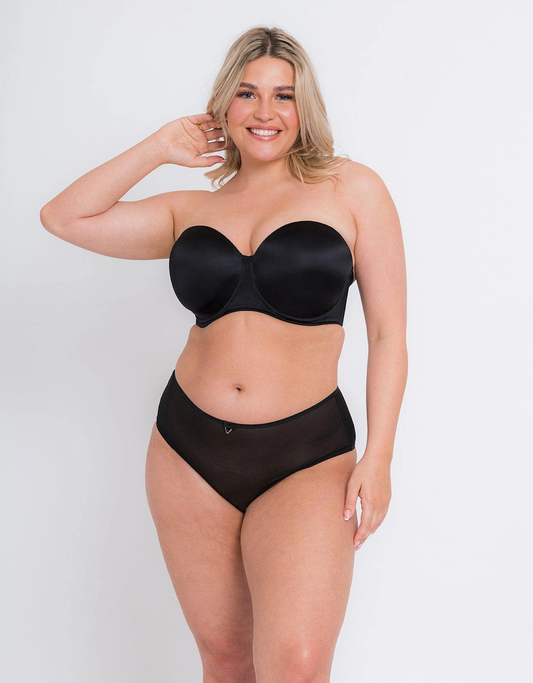 Smoothie Strapless Moulded Bra - Black, 7 of 6