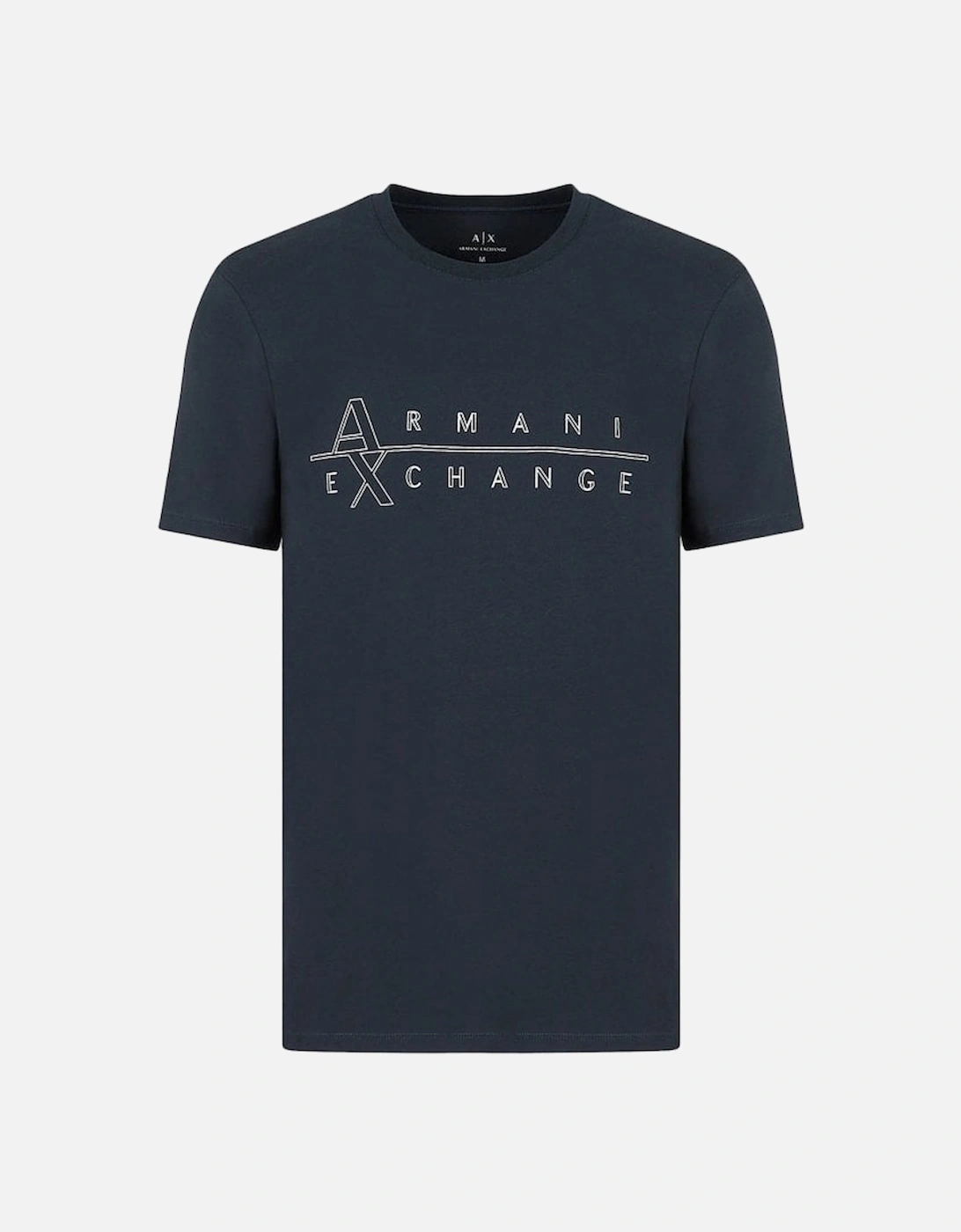 Jersey Ax Logo T Shirt Navy, 4 of 3