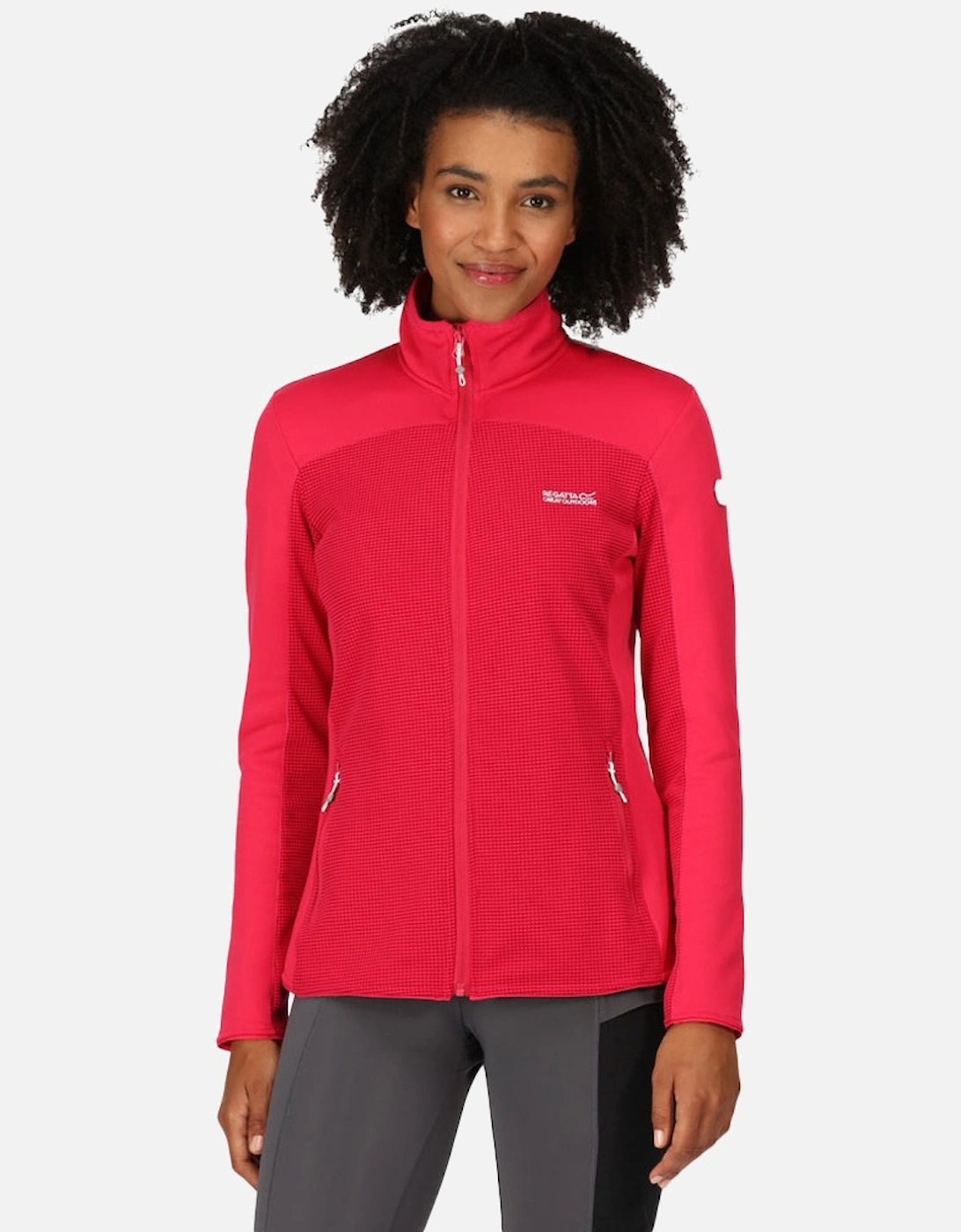 Womens Highton III Full Zip Breathable Fleece Jacket, 6 of 5