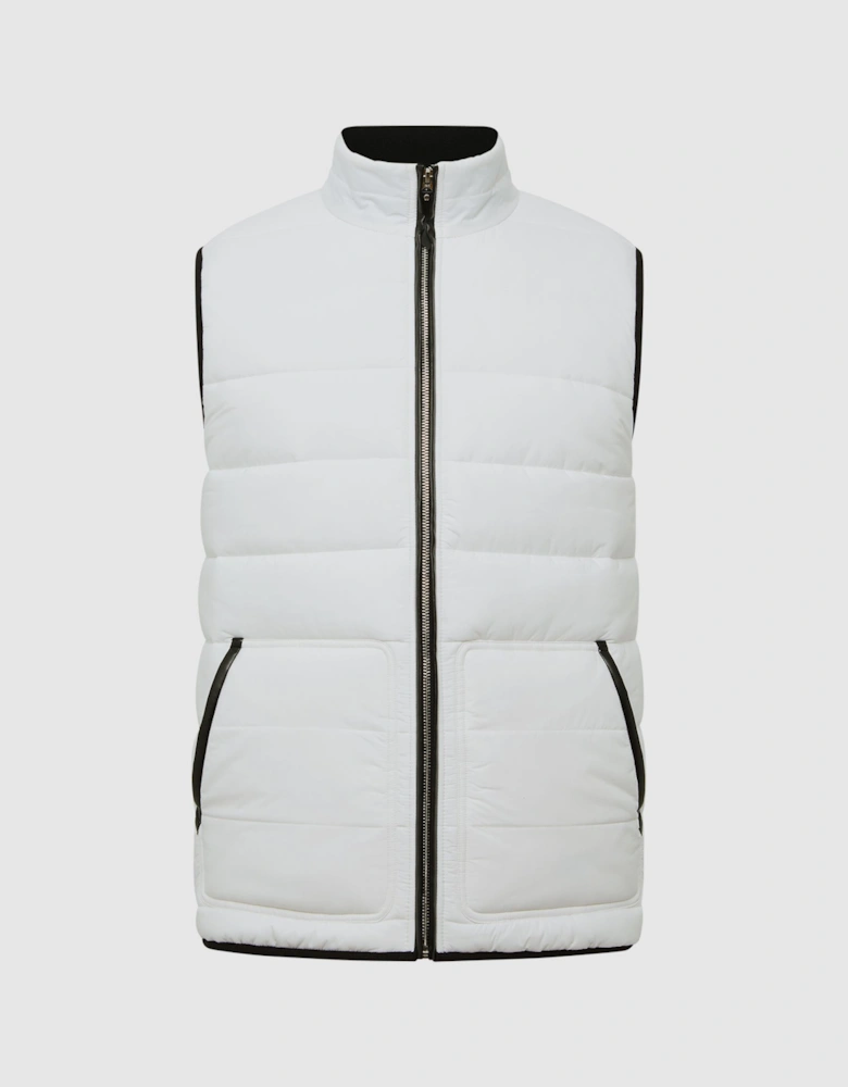 Hybrid Funnel Neck Gilet