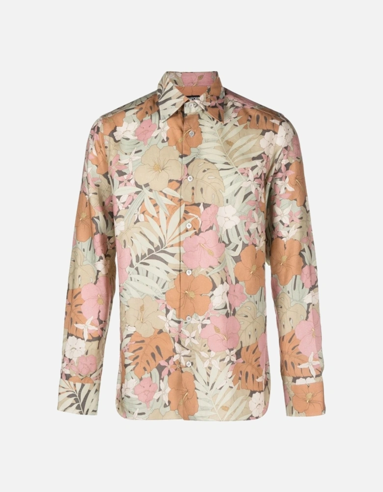Hibiscus Fluid Fit Shirt Multicolour