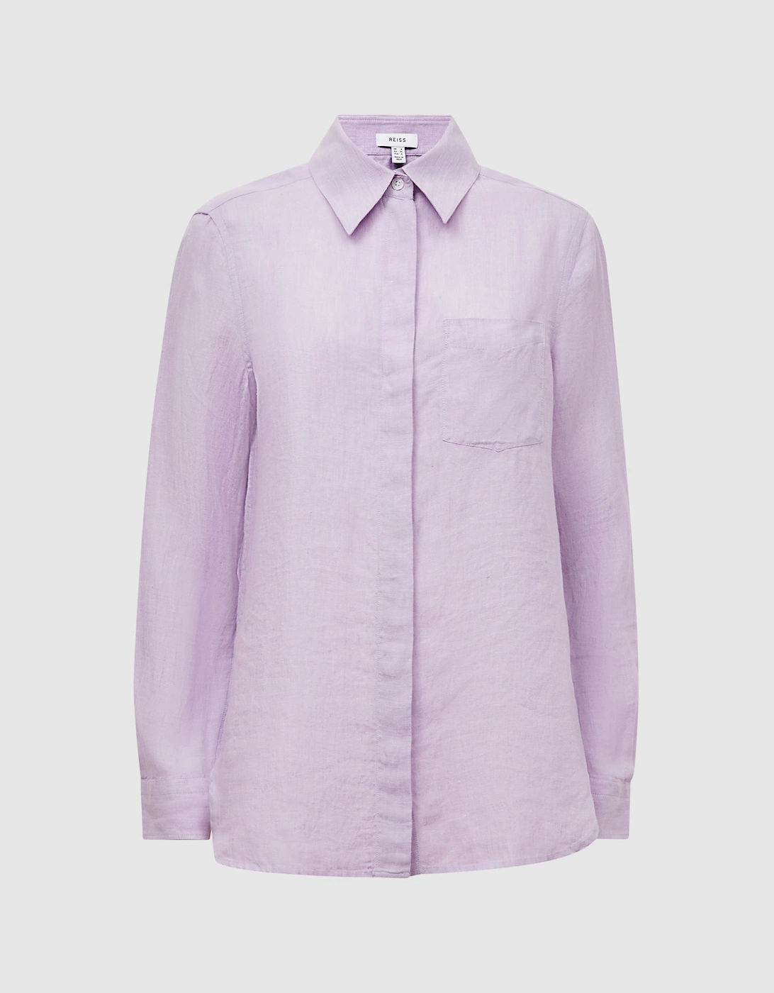 Linen Long Sleeve Shirt, 2 of 1