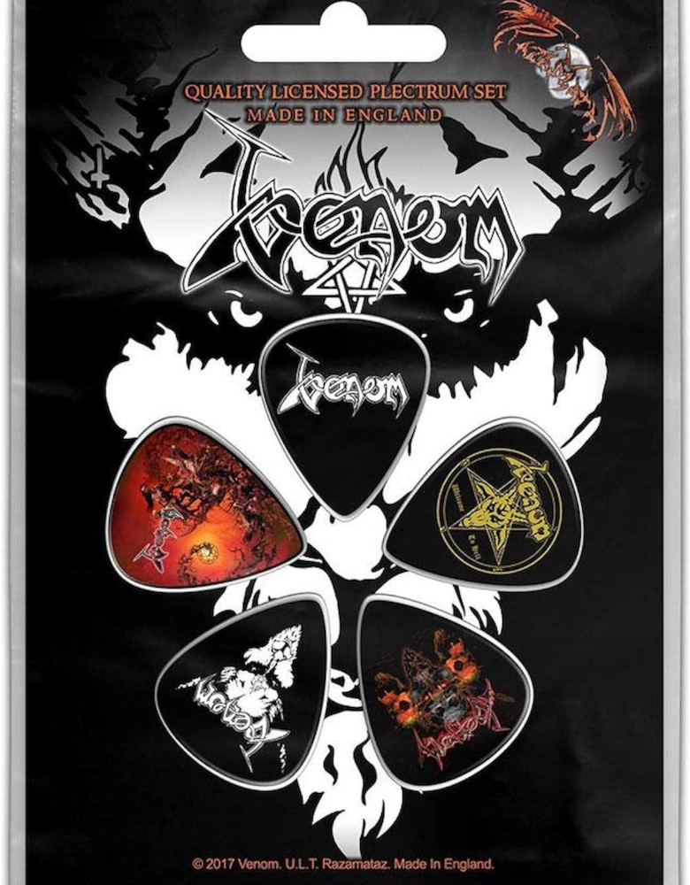 Black Metal Plectrum (Pack of 5)
