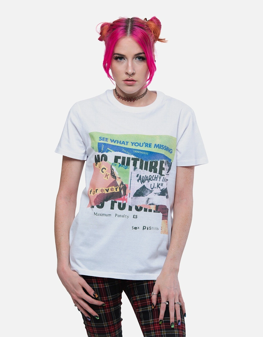 Unisex Adult Collage Cotton T-Shirt, 4 of 3