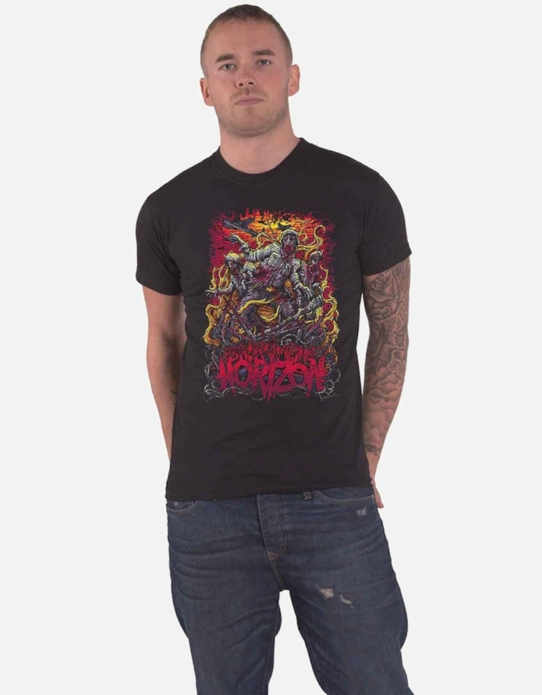 Unisex Adult Zombie Army Cotton T-Shirt