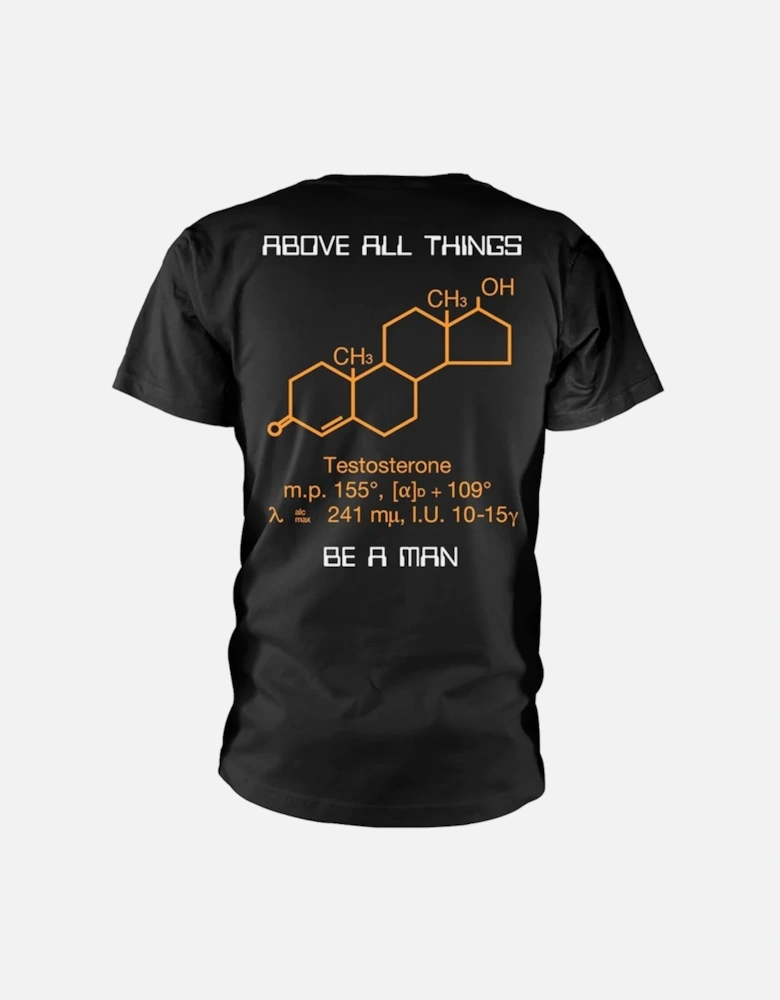 Unisex Adult Be A Man Back Print T-Shirt