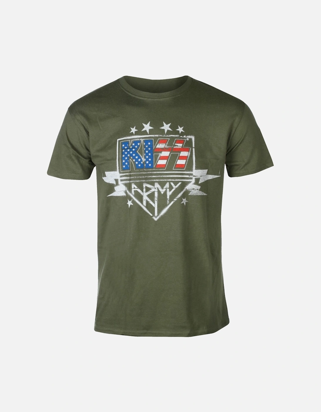Unisex Adult Army Lightning Cotton T-Shirt, 2 of 1