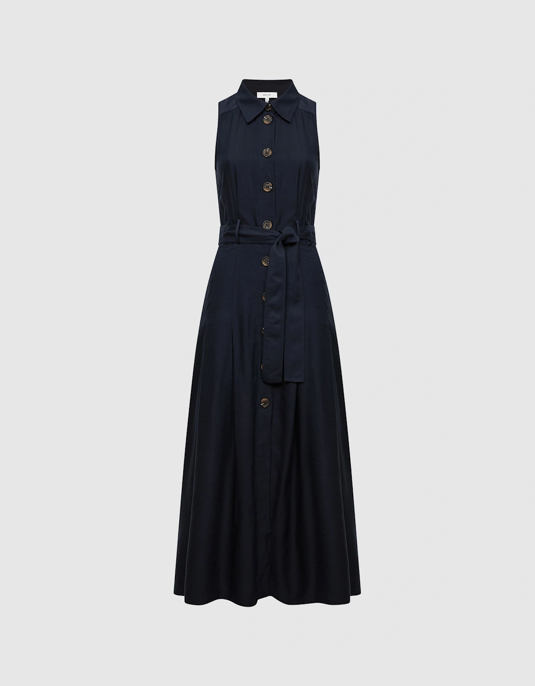 Button Front Midi Dress, 2 of 1