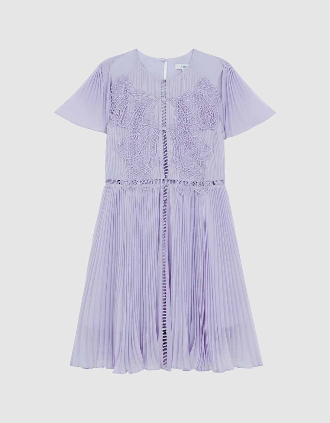 Lace Embroidered Pleated Dress, 2 of 1