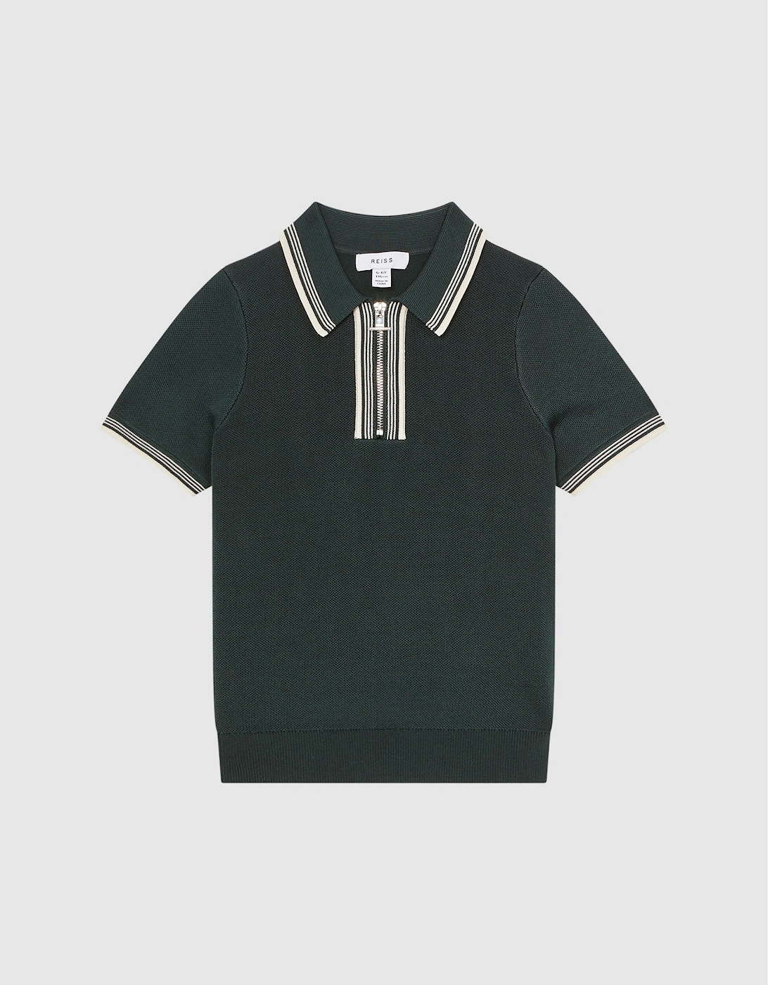 Half-Zip Striped T-Shirt, 2 of 1