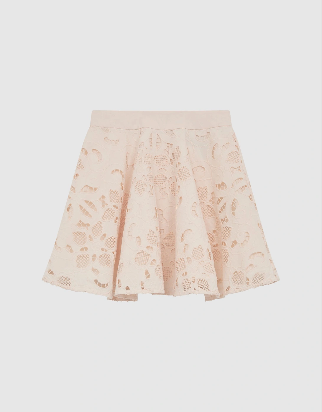 Lace High Rise Mini Skirt, 2 of 1