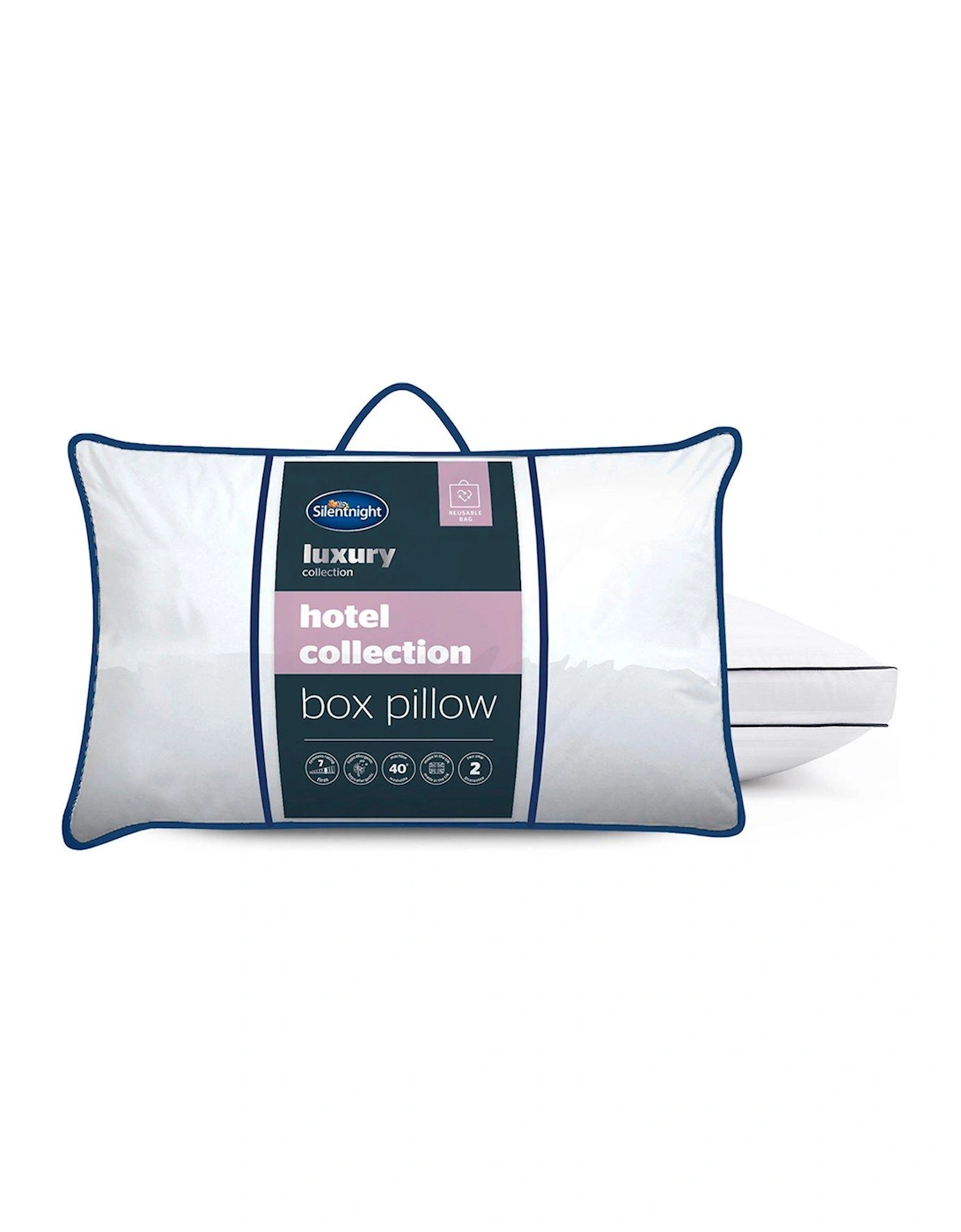 Hotel Collection Box Pillow - White, 2 of 1
