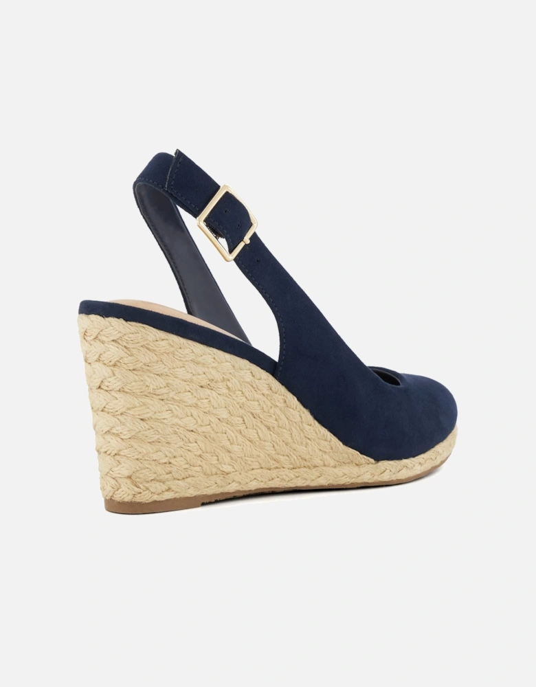 Ladies Cadies - Sling-Back Espadrille Wedges