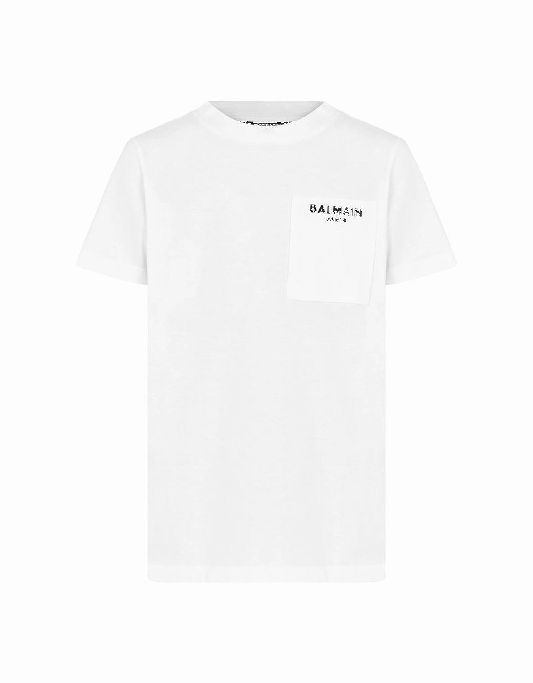Boys Pocket Logo T-Shirt White, 2 of 1