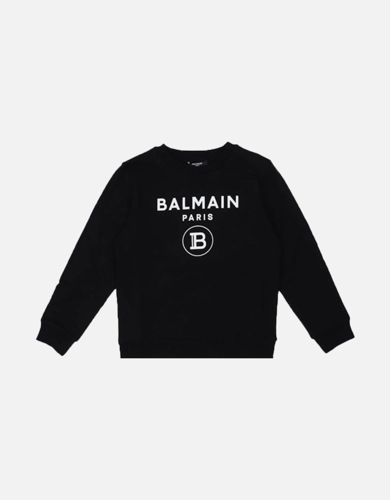 Boys Logo Sweater Black