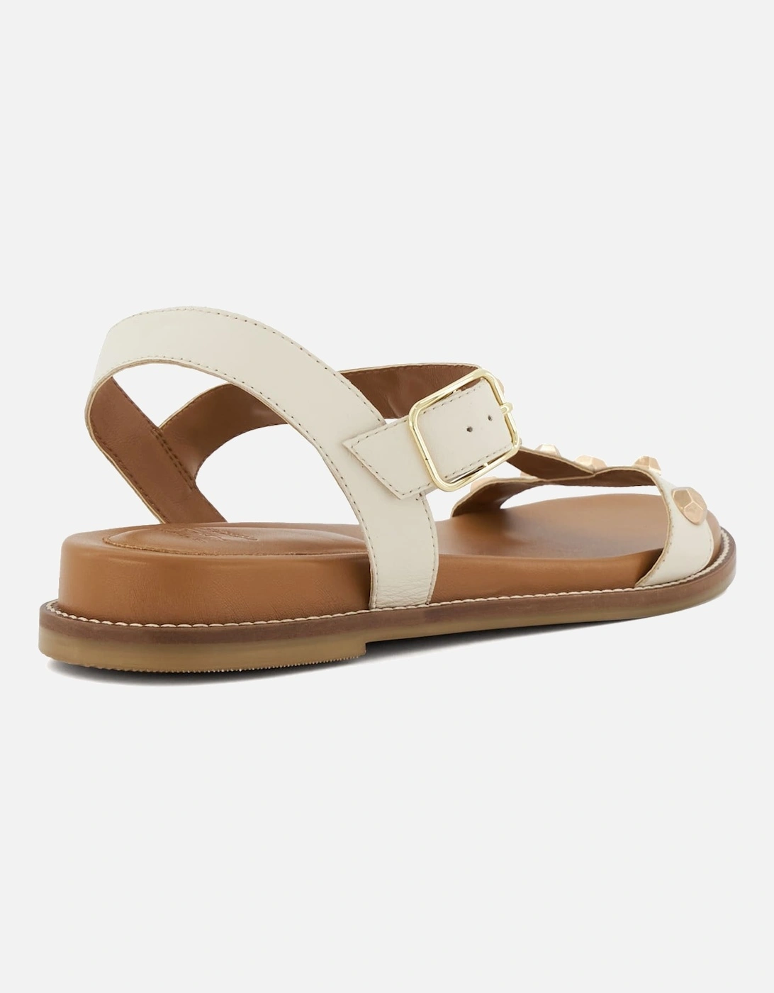 Ladies Laurels - Comfort-Footbed Stud Flat Sandals