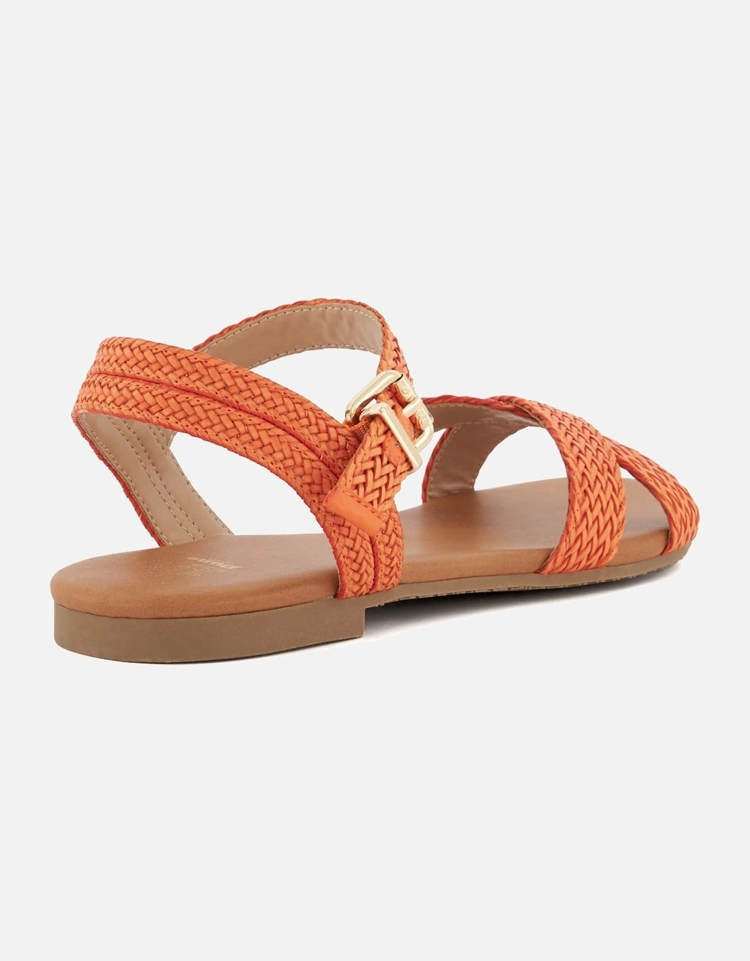 Ladies Lalisa - Woven-Strap Flat Sandals