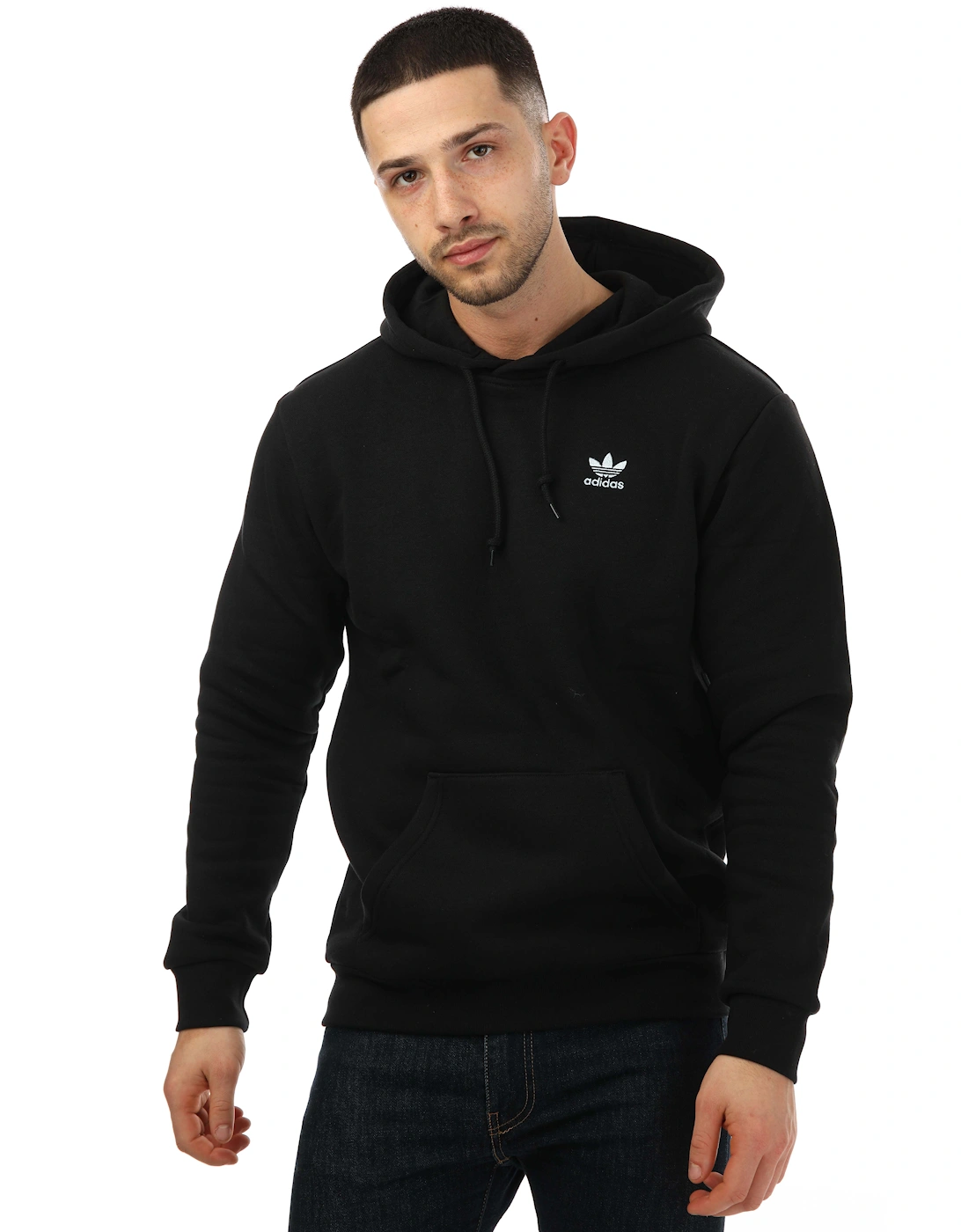 Mens Adicolor Essentials Trefoil Hoody, 4 of 3