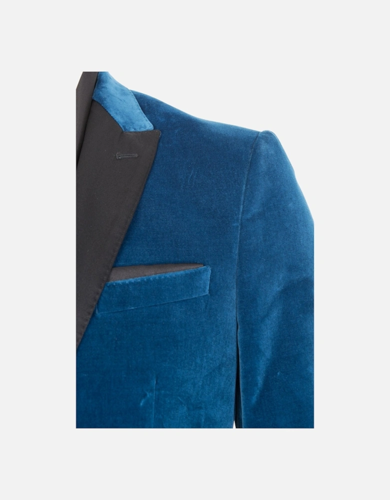 Hugo Havit Velvet Blazer Blue