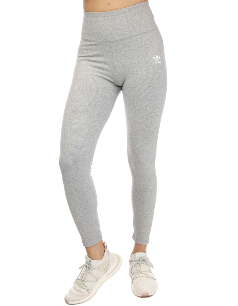 Womens Adicolor Ribbed Leggings